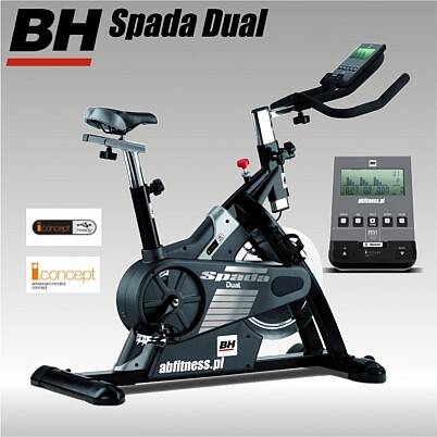 Rower spiningowy BH Fitness Spada Dual H930
