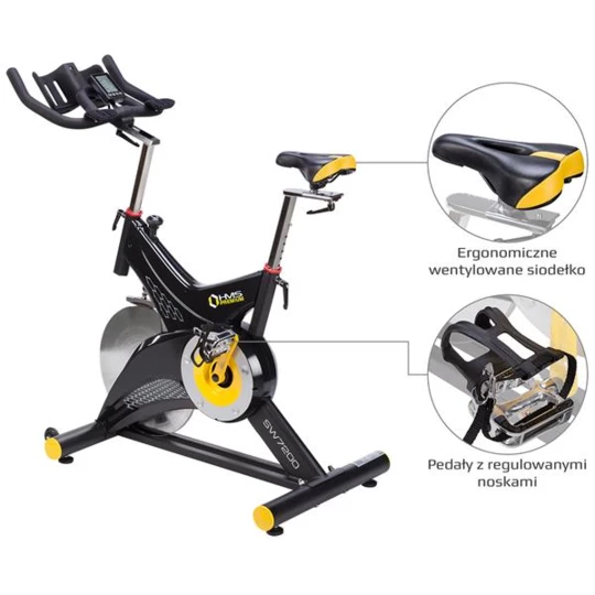SW7200 ROWER SPININGOWY 22KG HMS PREMIUM (17-09-013)