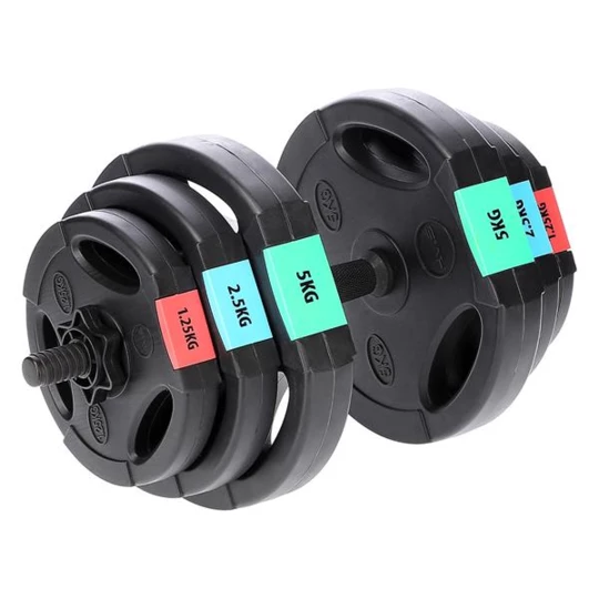 SGSP60 SET (3 CZĘŚCI) SZTANGA I SZTANGIELKI KOMPOZYT 62 KG HMS (17-57-026)