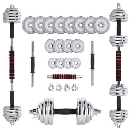 STC30 SZTANGIELKI-SZTANGA W WALIZCE CHROM 2x15KG HMS (17-59-113)