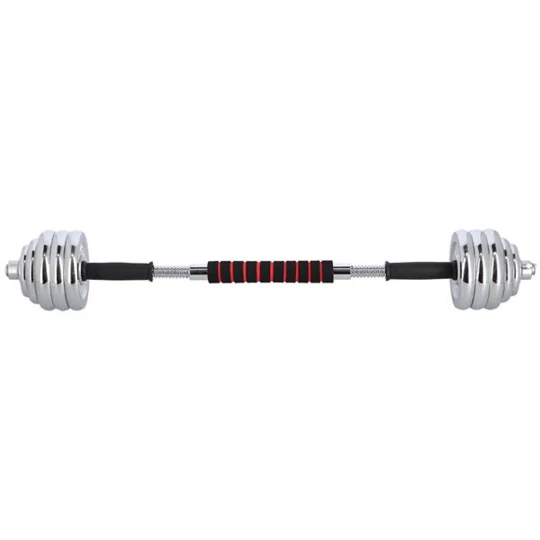 STC30 SZTANGIELKI-SZTANGA W WALIZCE CHROM 2x15KG HMS (17-59-113)