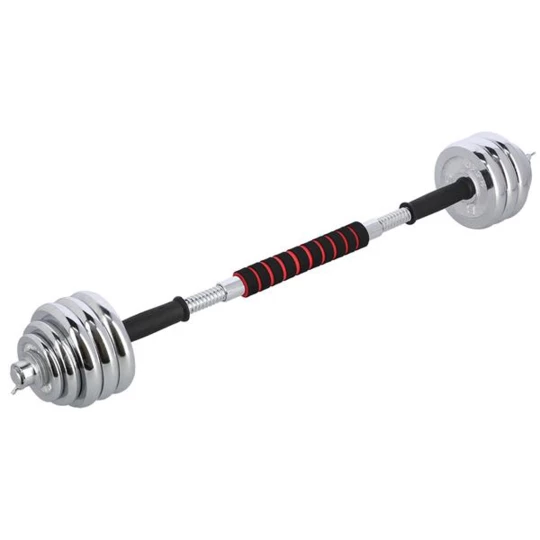 STC30 SZTANGIELKI-SZTANGA W WALIZCE CHROM 2x15KG HMS (17-59-113)