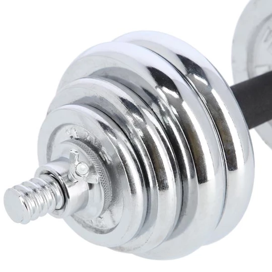 STC30 SZTANGIELKI-SZTANGA W WALIZCE CHROM 2x15KG HMS (17-59-113)