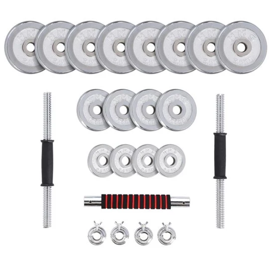 STC30 SZTANGIELKI-SZTANGA W WALIZCE CHROM 2x15KG HMS (17-59-113)